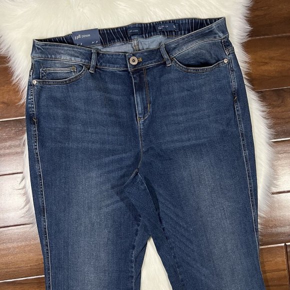J.‎ Jill Size 16 R Rainforest Wash Modern Slim Boot Cut Denim Jeans - Picture 2 of 12